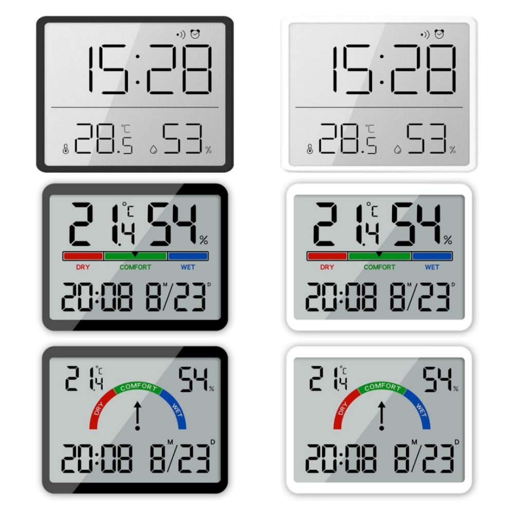 磁気吊り下げ時計超薄型大型液晶画面デジタル目覚まし時計デジタ - Pool Alarm Float のレビューと価格