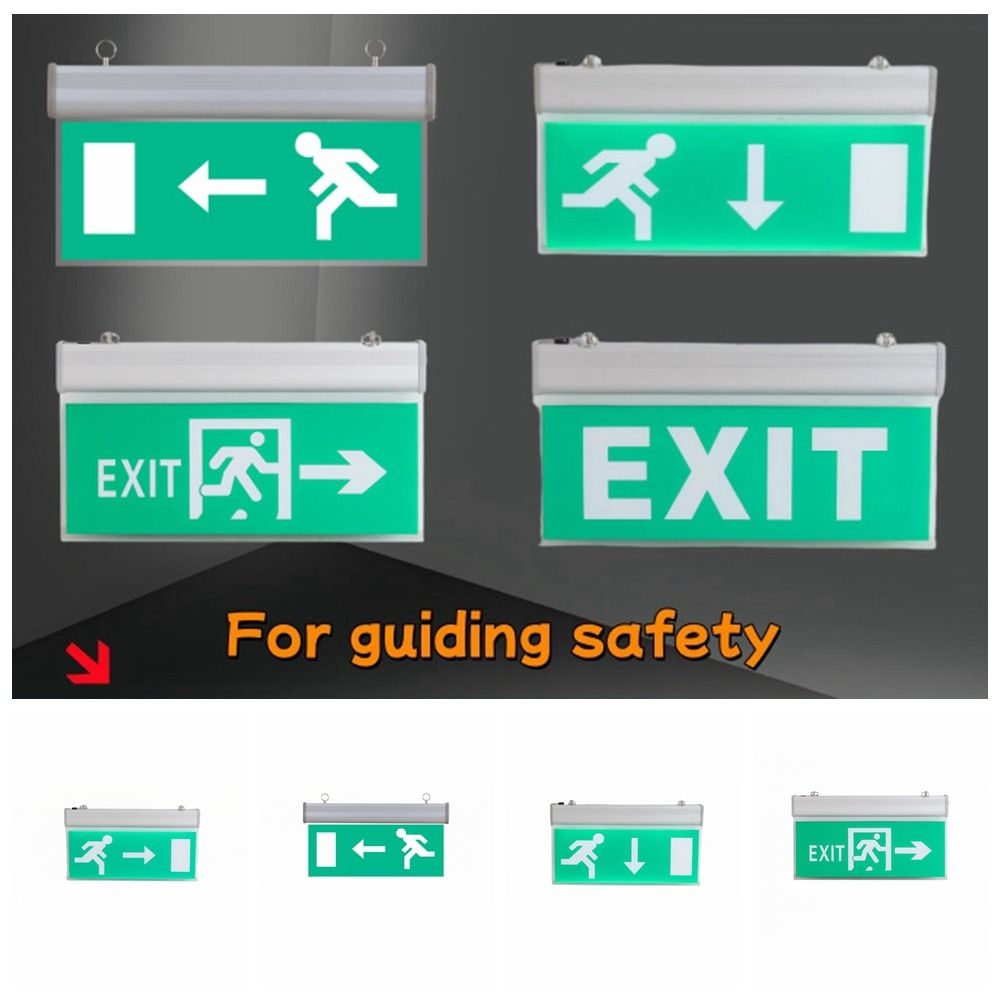 110-240V 商用LED非常灯 非常口標識 安全避難指示 - Emergency Exit Sign のレビューと価格
