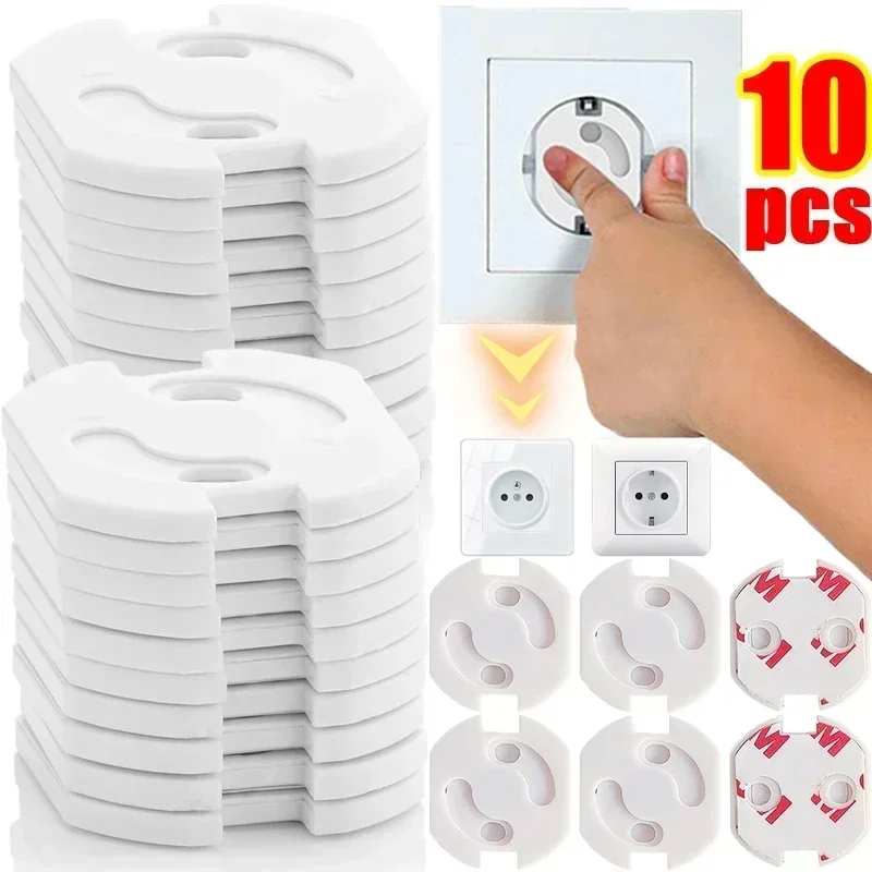 1/10 個コンセント保護ベビーチャイルド EU 電源ソケッ - Outlet Cover Baby のレビューと価格