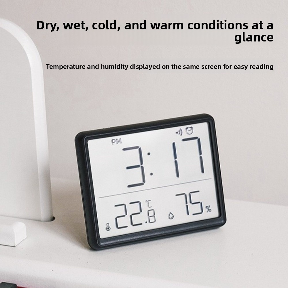 磁気吊り下げ時計大型液晶画面超薄型デジタル目覚まし時計デジタ - Pool Alarm Float のレビューと価格