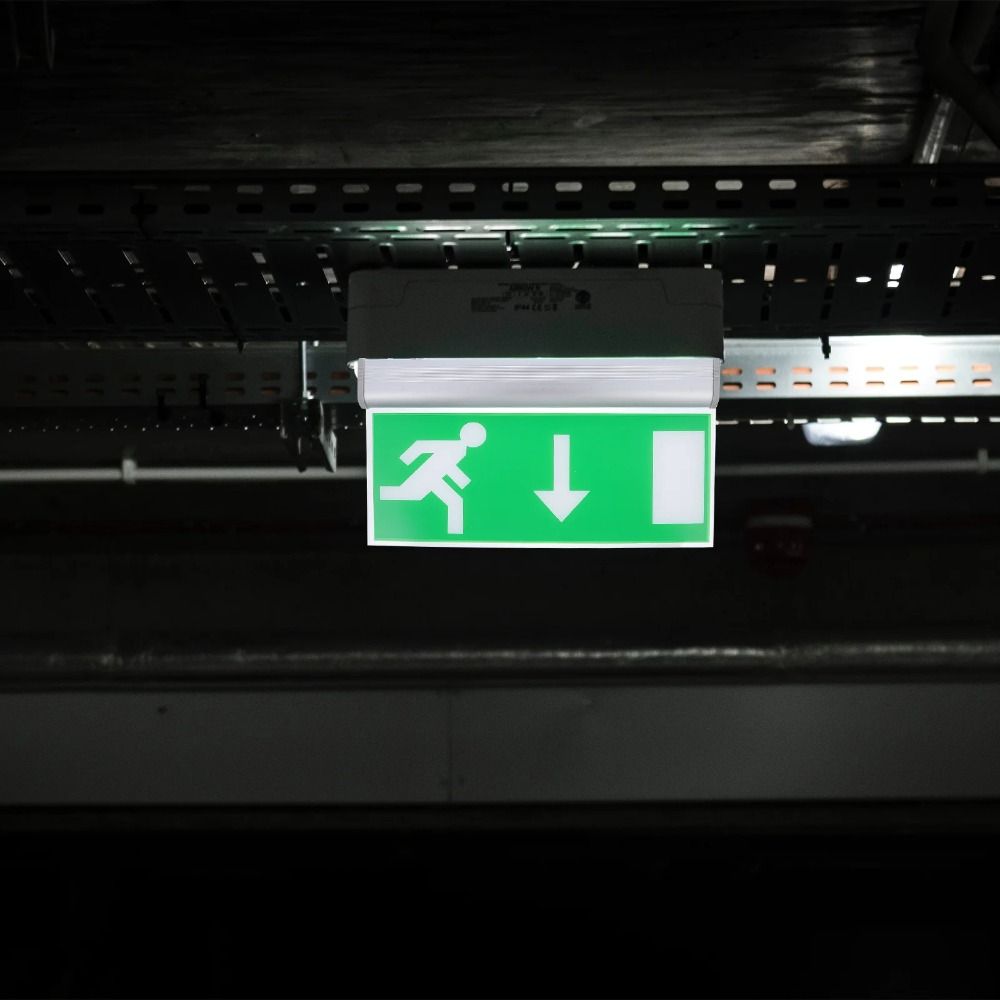 業務用LED非常灯 グリーン電球 出口標識 セキュリティライ - Emergency Exit Sign のレビューと価格