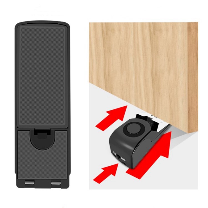 ワイヤレスドアストップアラームロック 125dB 振動センサ - Door Stop Alarm のレビューと価格