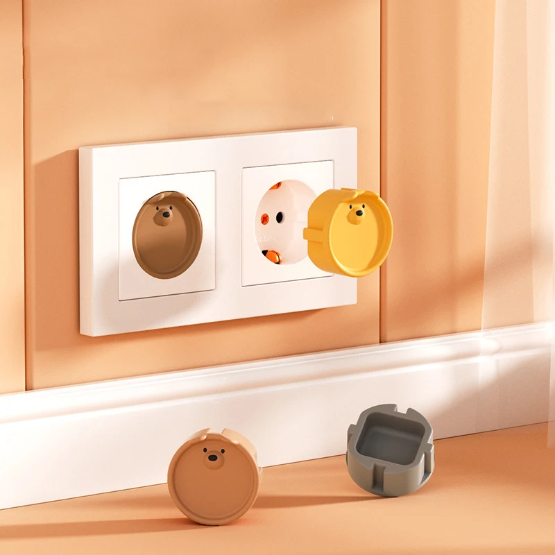 ベビーガード用コンセント保護カバー、漫画柄シリコン製耐衝撃防 - Outlet Cover Baby のレビューと価格
