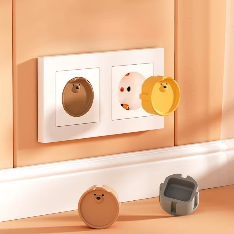 5 個電気安全ソケット保護カバー漫画ベビー耐衝撃プラグ欧州標 - Outlet Cover Baby のレビューと価格